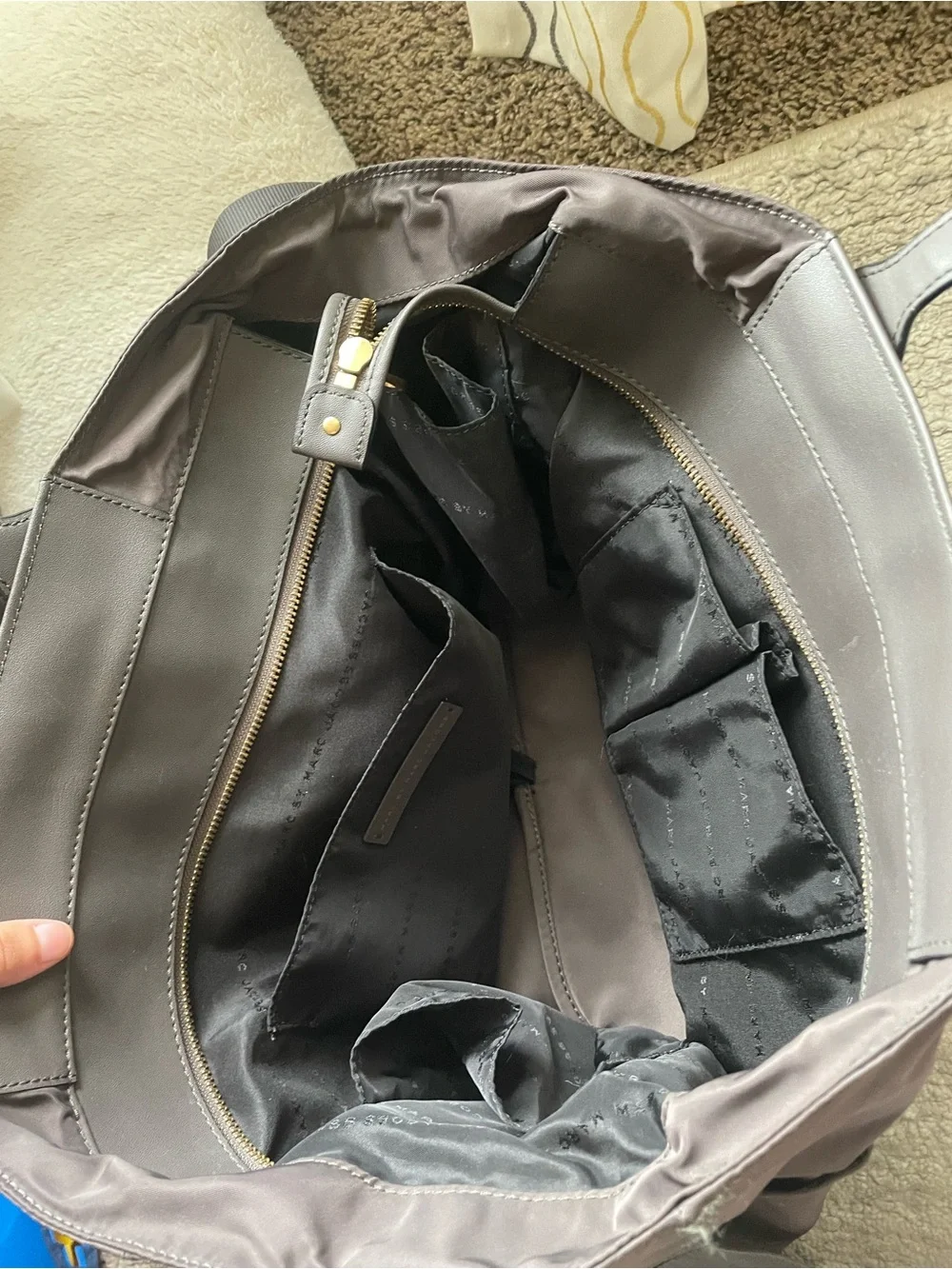 Nylon diaper bag